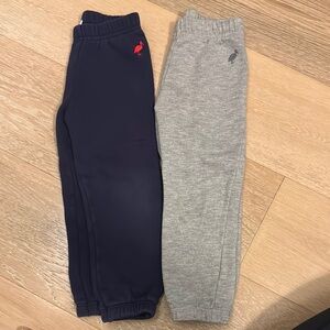 Kids' Navy and Gray Jogger Pants Set